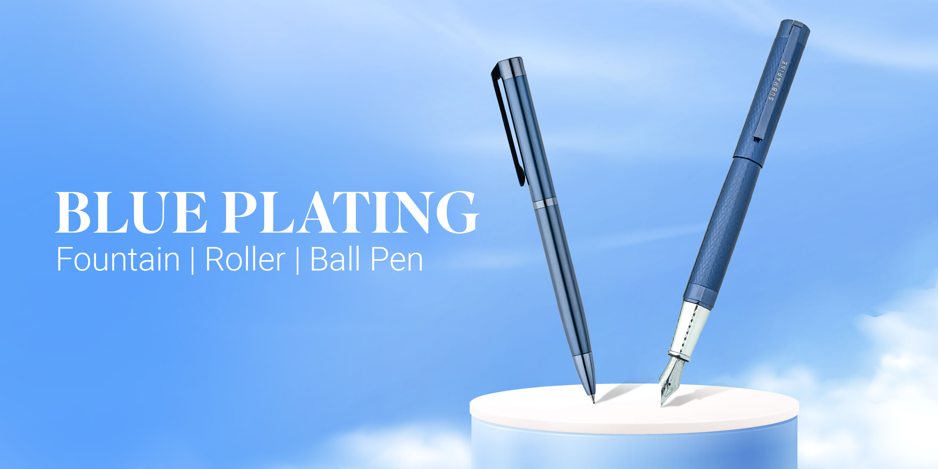 Elevate Your Writing with Blue Plating Pens Series