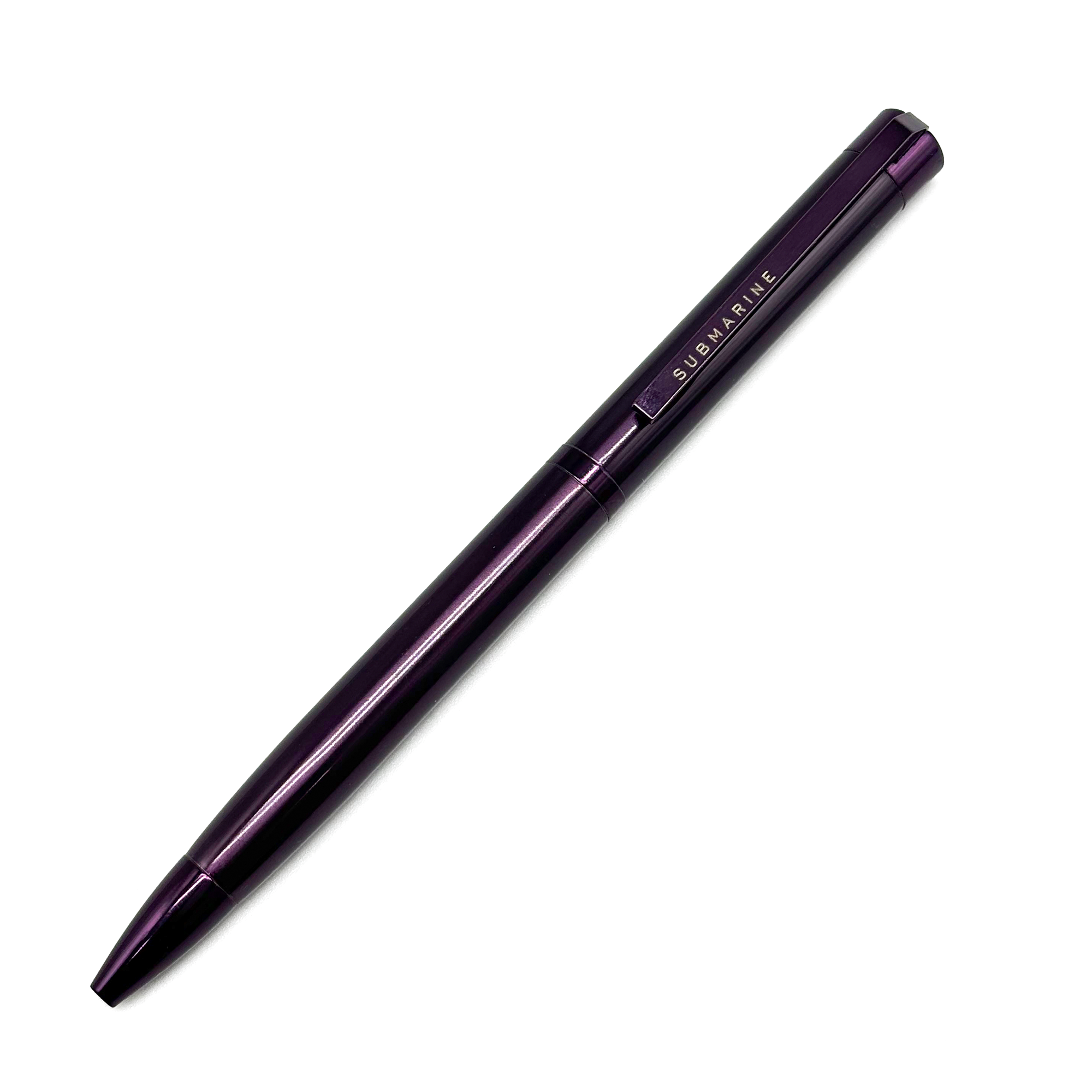 1012 Purple Plate Ball Pen & Roller Pen Combo(Pack Of 2) with combo box