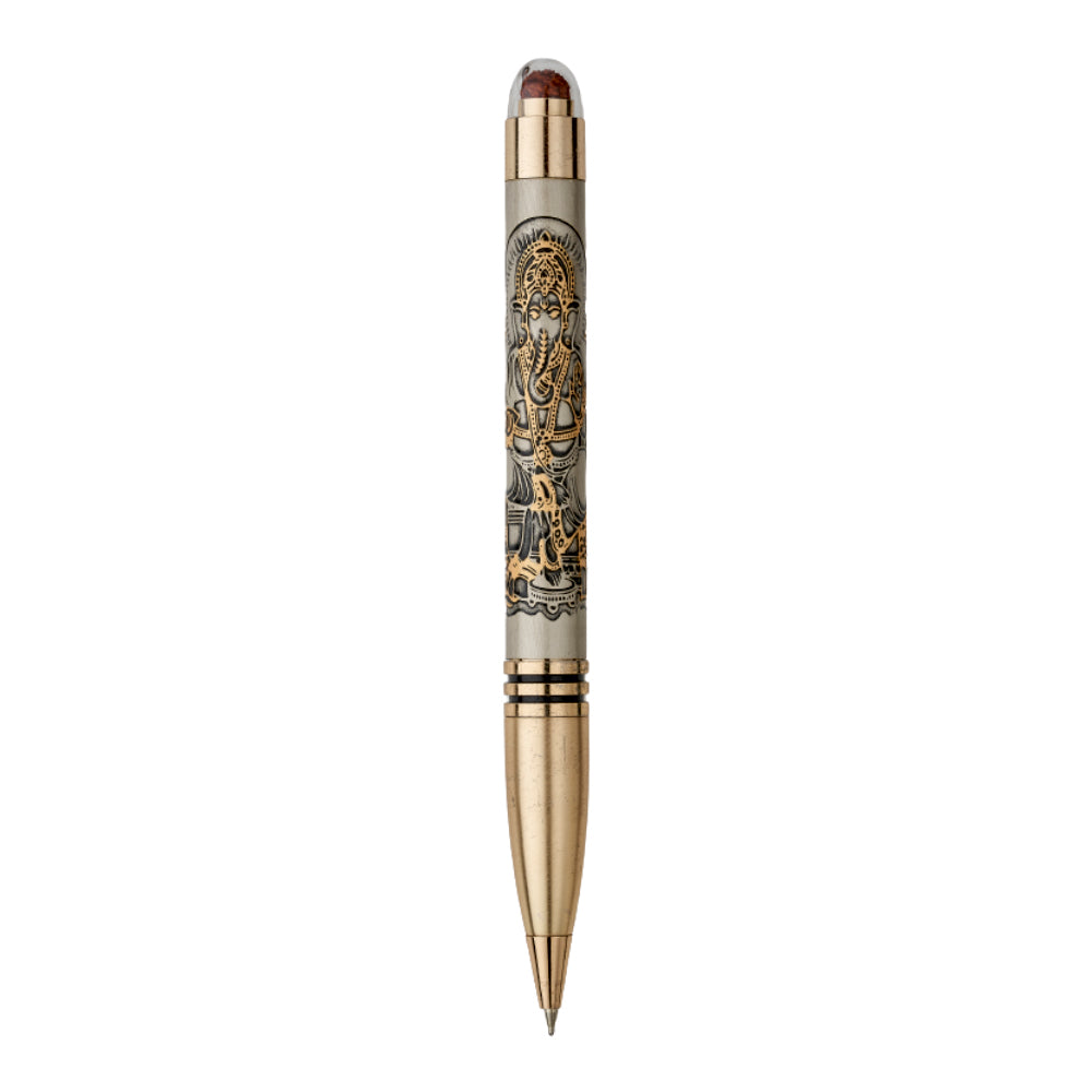 Ganesha Rudraksha Ball Pen