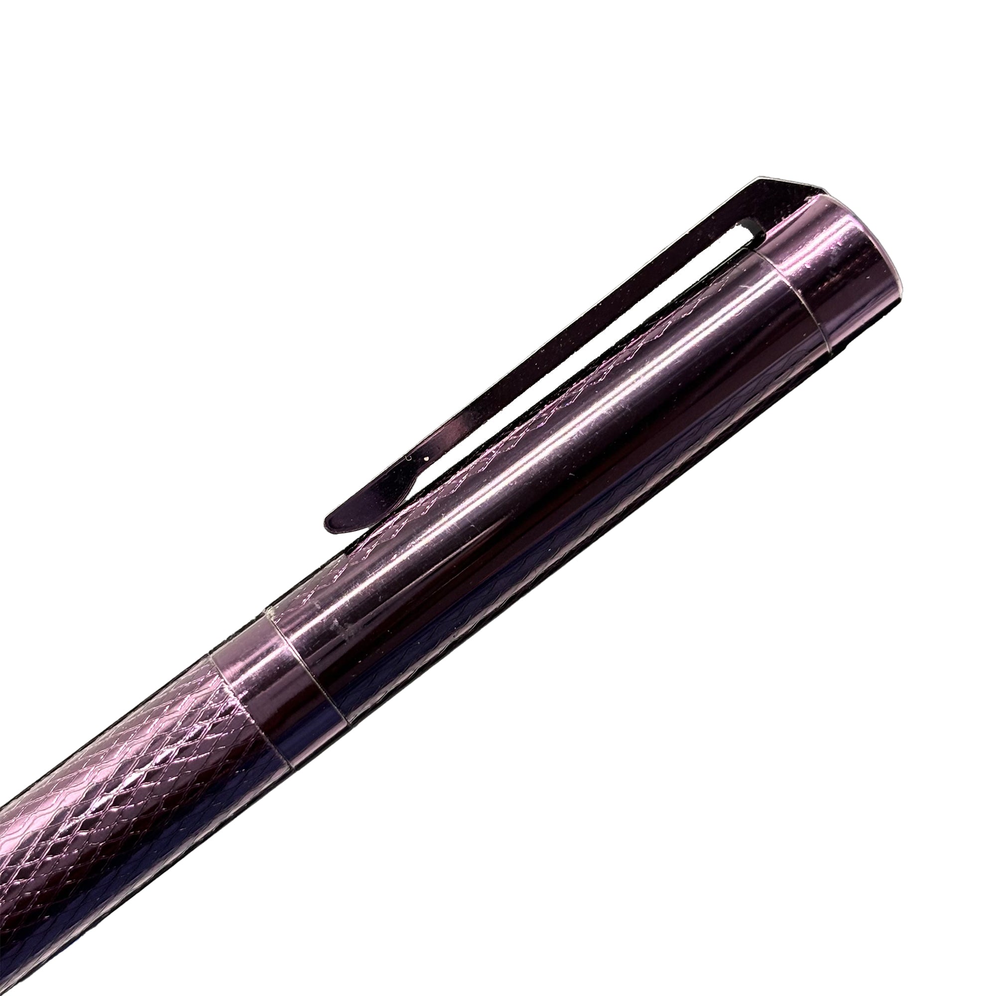 Purple Plate Textured Design Ball Pen