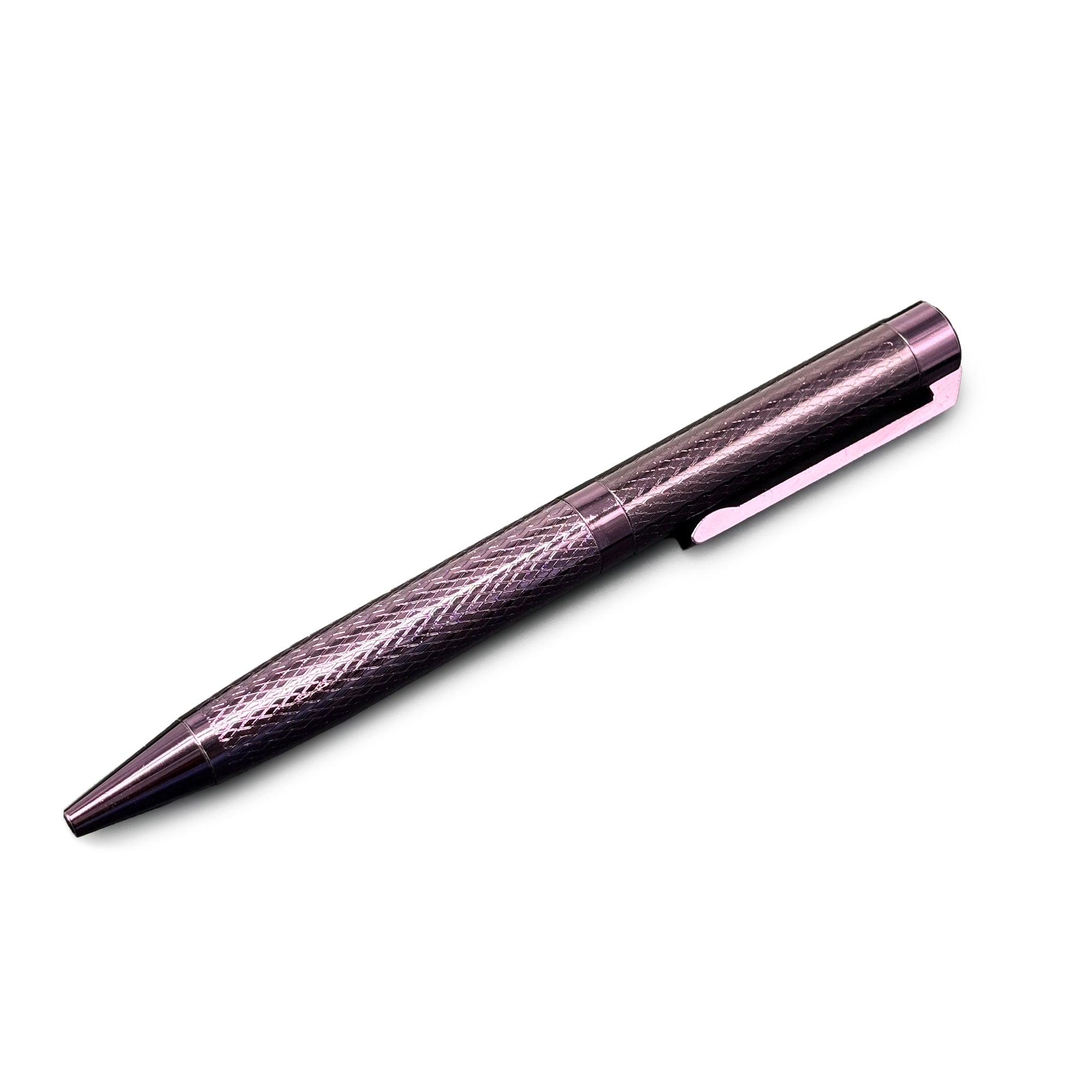 Purple Plate Textured Design Ball Pen