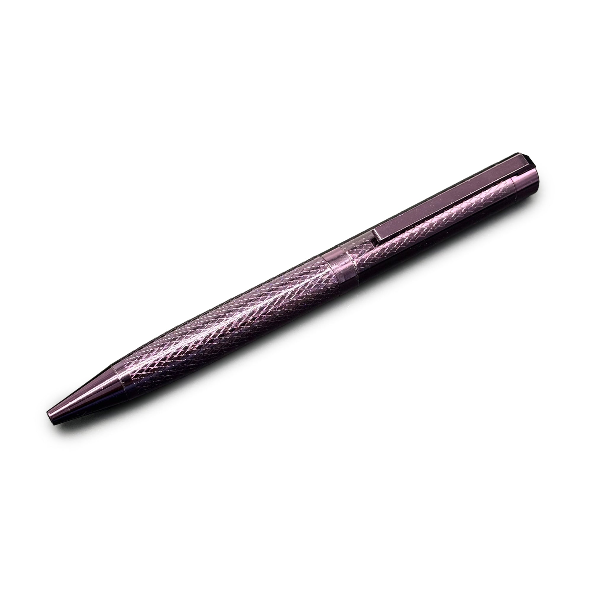 Purple Plate Textured Design Ball Pen