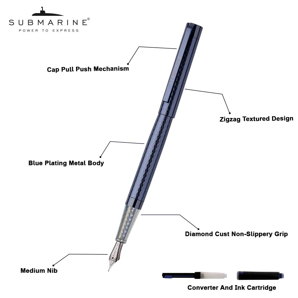 Blue Plate Fountain Pen