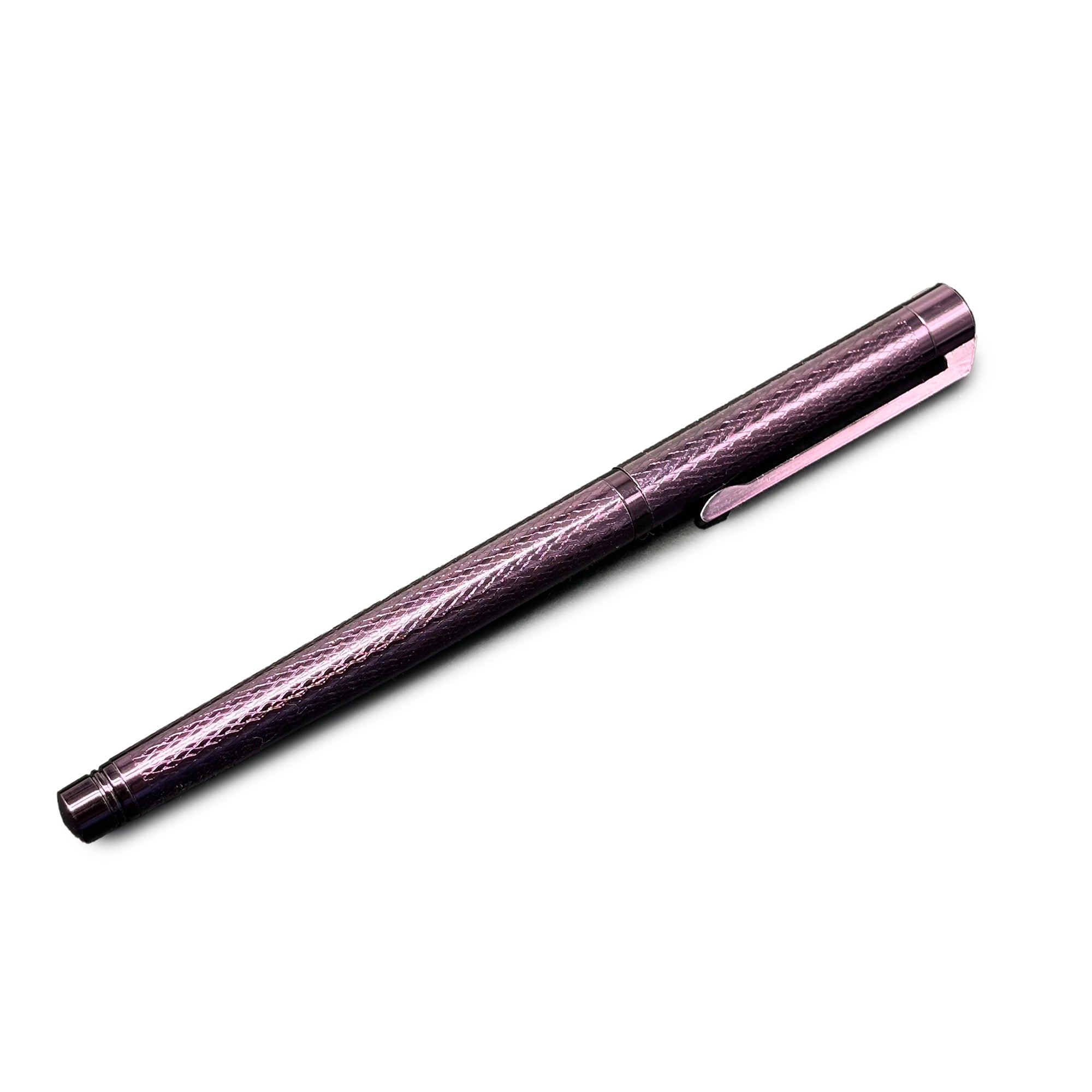 Purple Plate Textured Design Roller Pen