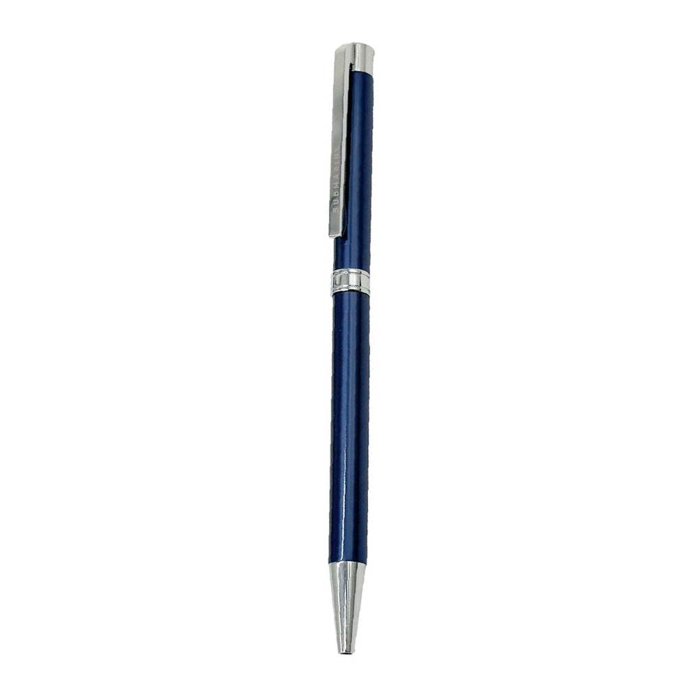 1589 Blue Chrome Ball Pen