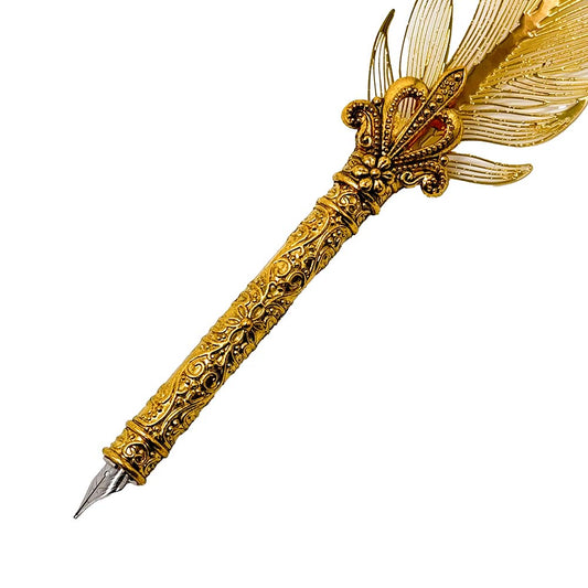 1591 Metal Feather Pen Set