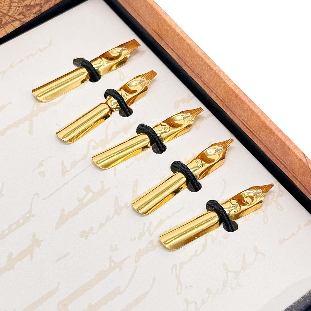 1591 Metal Feather Pen Set