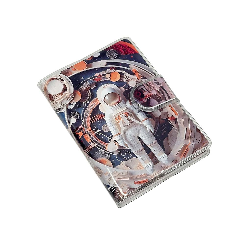 1574 ( C ) Astronaut Combo set ( Small Diary & Astronaut Keychain )