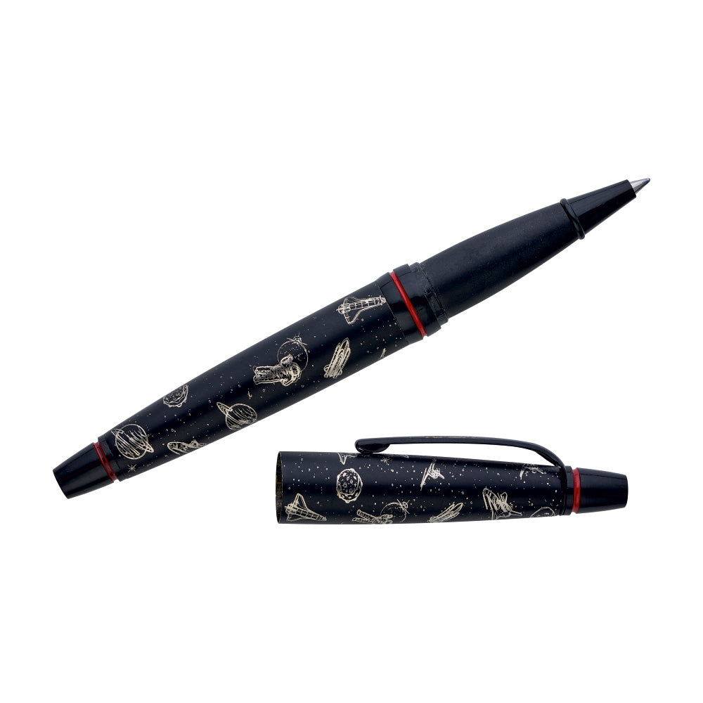 3002 Neptune Black Roller Pen