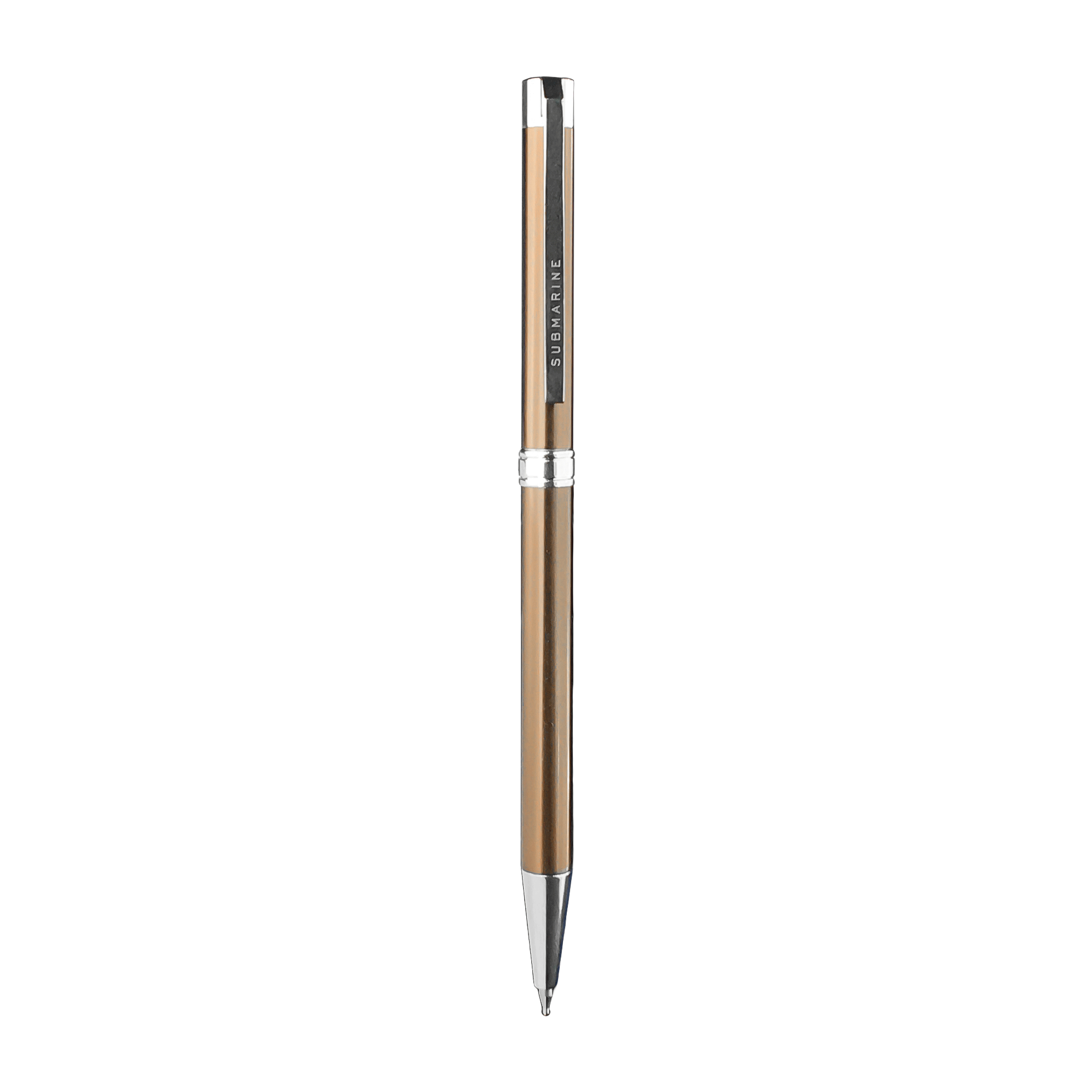 1583 Coffee Chrome Ball Pen