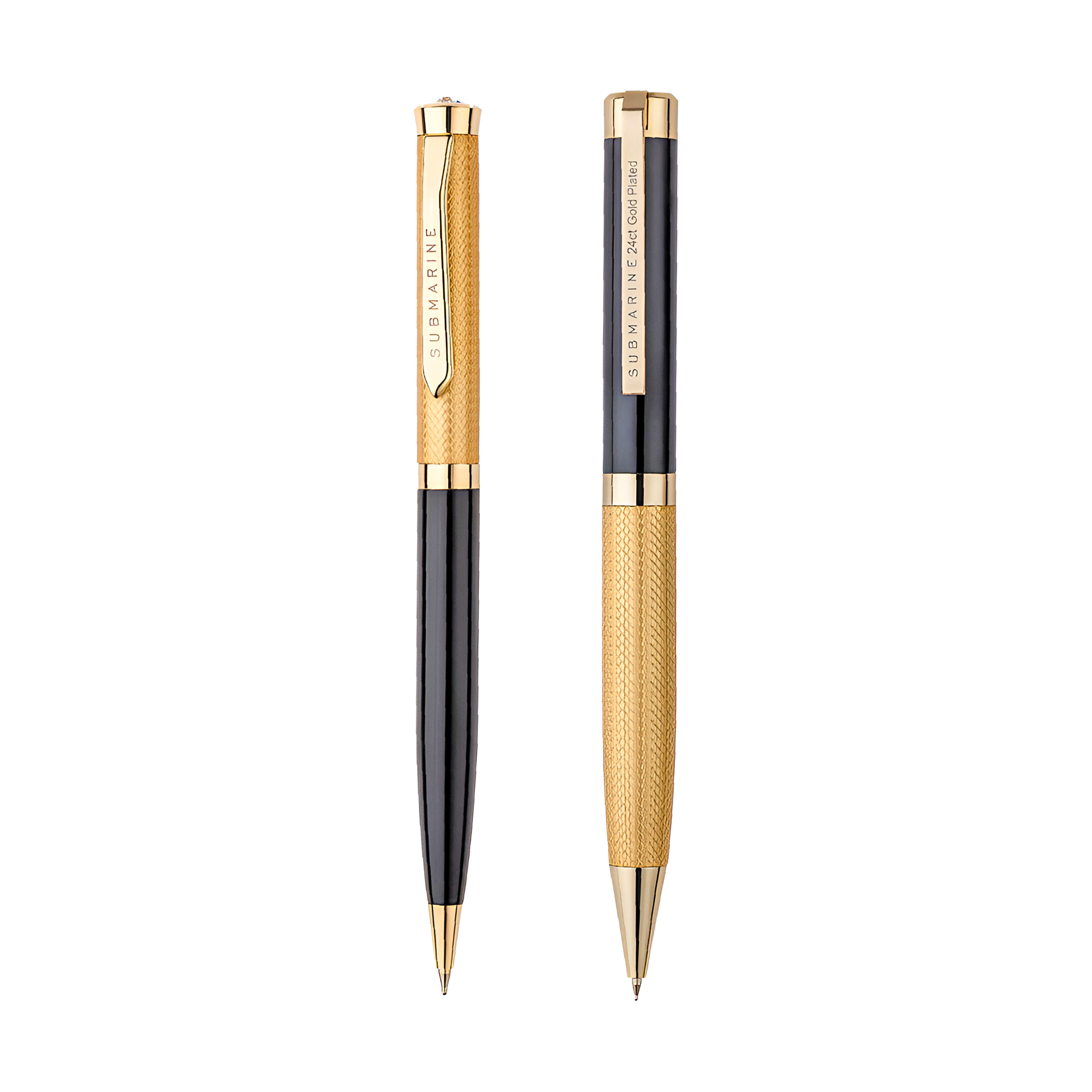 880 & 885 Gold Luxe Black-Gold Ball Pen Combo