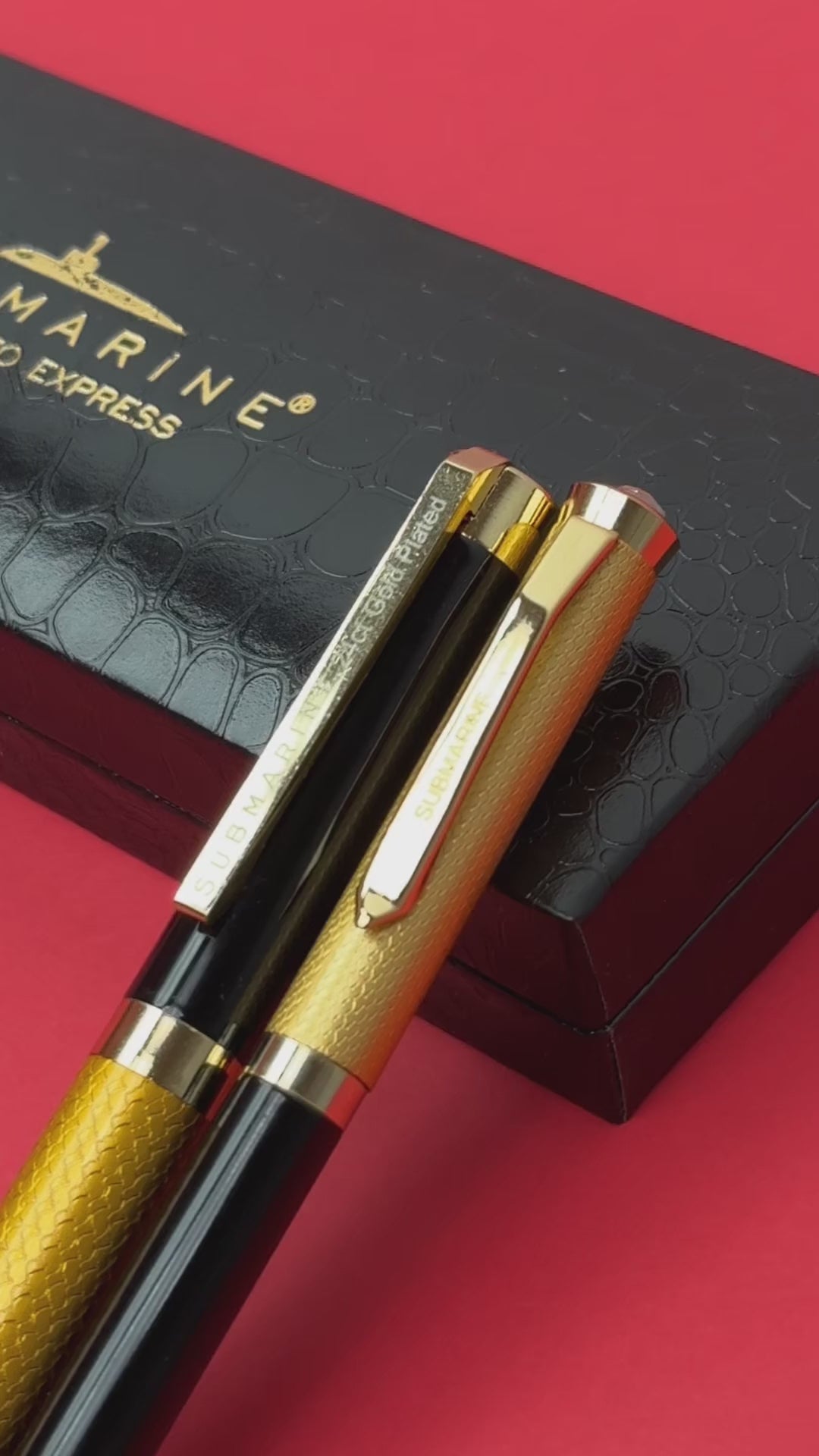 Gold Luxe Black-Gold Ball Pen Combo