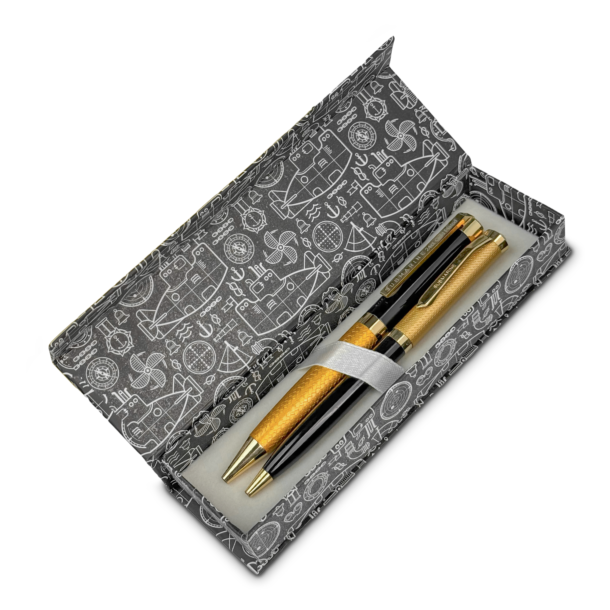 880 & 885 Gold Luxe Black-Gold Ball Pen Combo